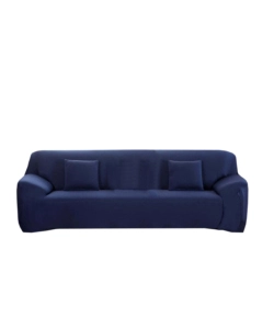 COPRIDIVANO 4 POSTI ELASTICIZZATO BLU, 235-300 CM